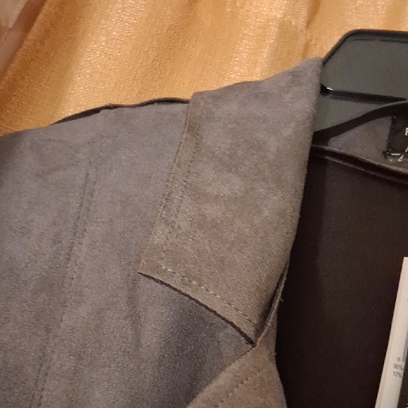 Premise Charcoal Gray Trench Coat - Picture 3 of 6